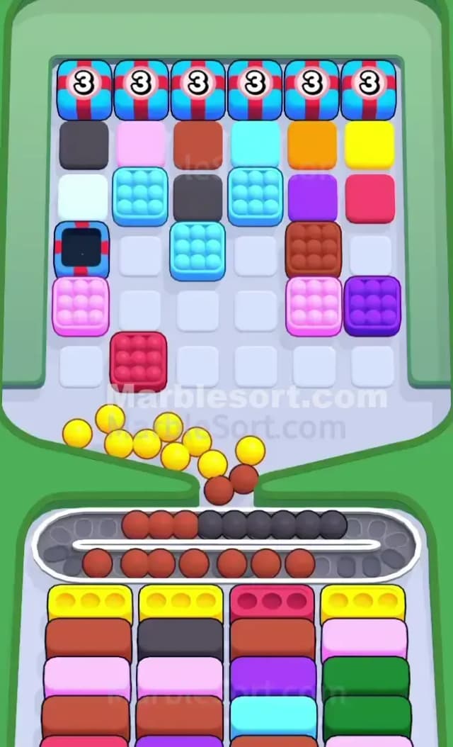 Marble Sort Level 335 Solution 1