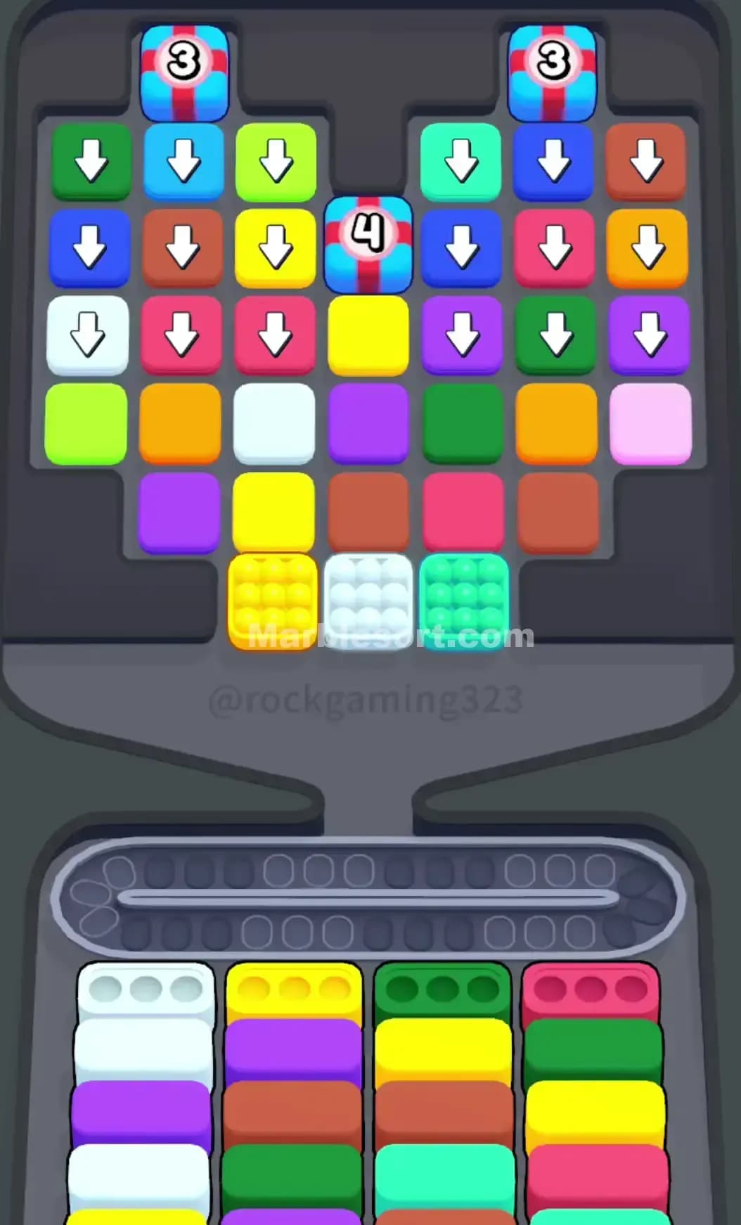 Marble Sort Level 110 Screenshot
