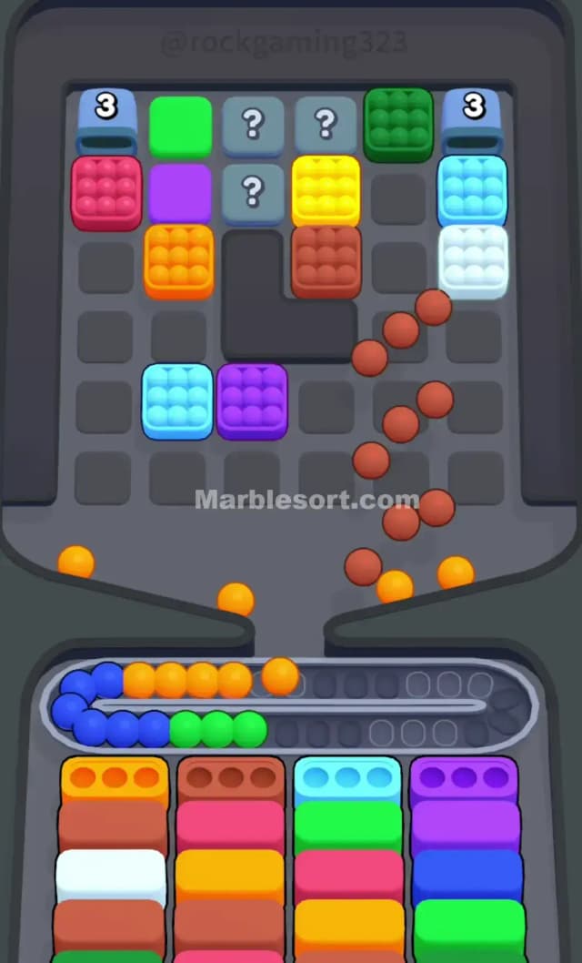 Marble Sort Level 50 Solution 1