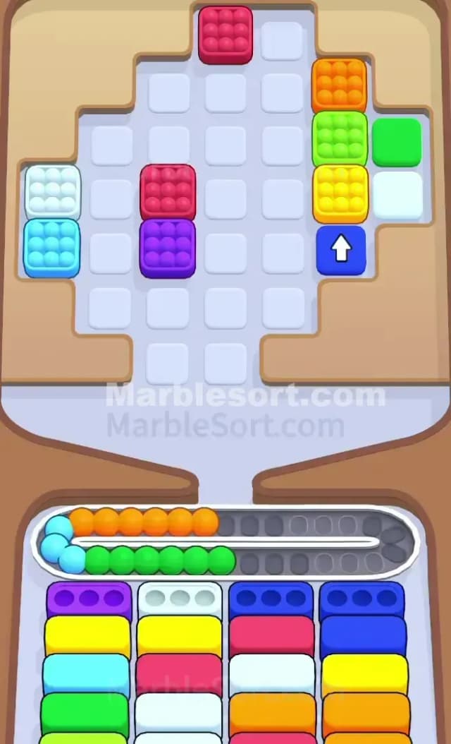 Marble Sort Level 512 Solution 2