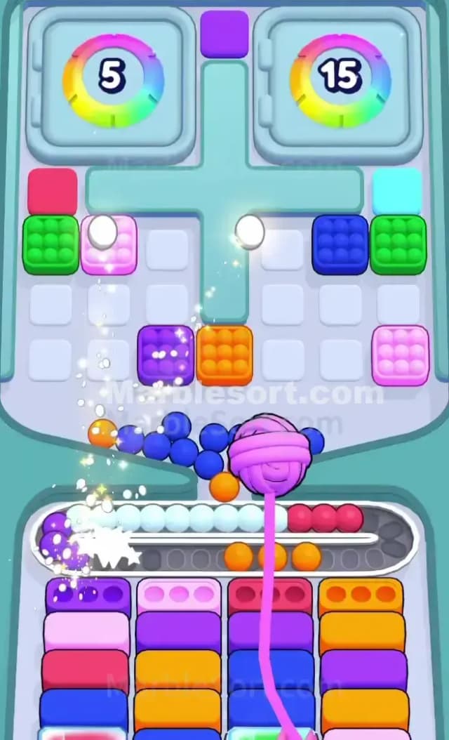 Marble Sort Level 658 Solution 1