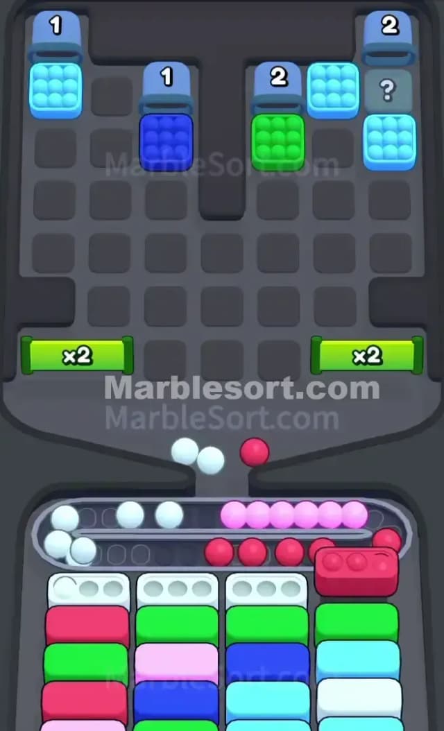 Marble Sort Level 580 Solution 2