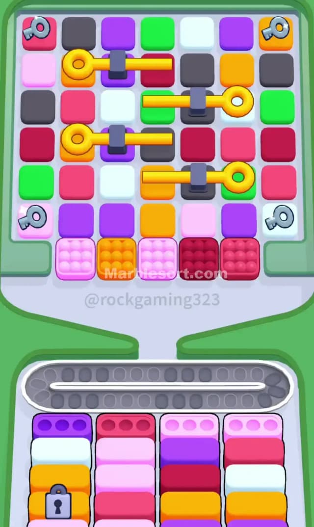 Marble Sort Level 186 Gameplay