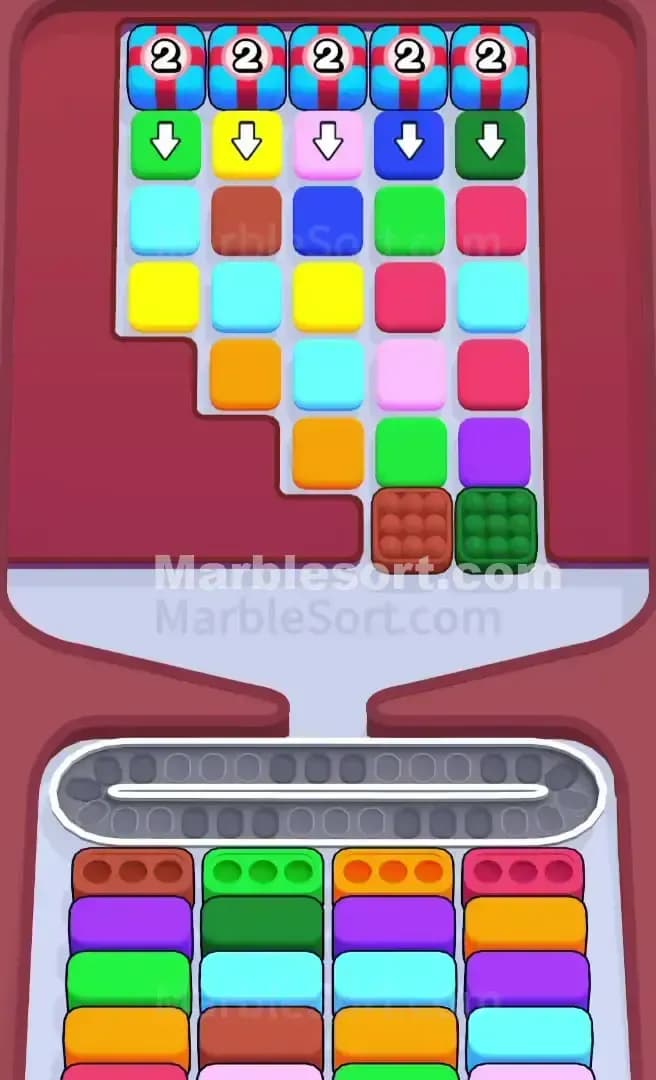 Marble Sort Level 375 Screenshot