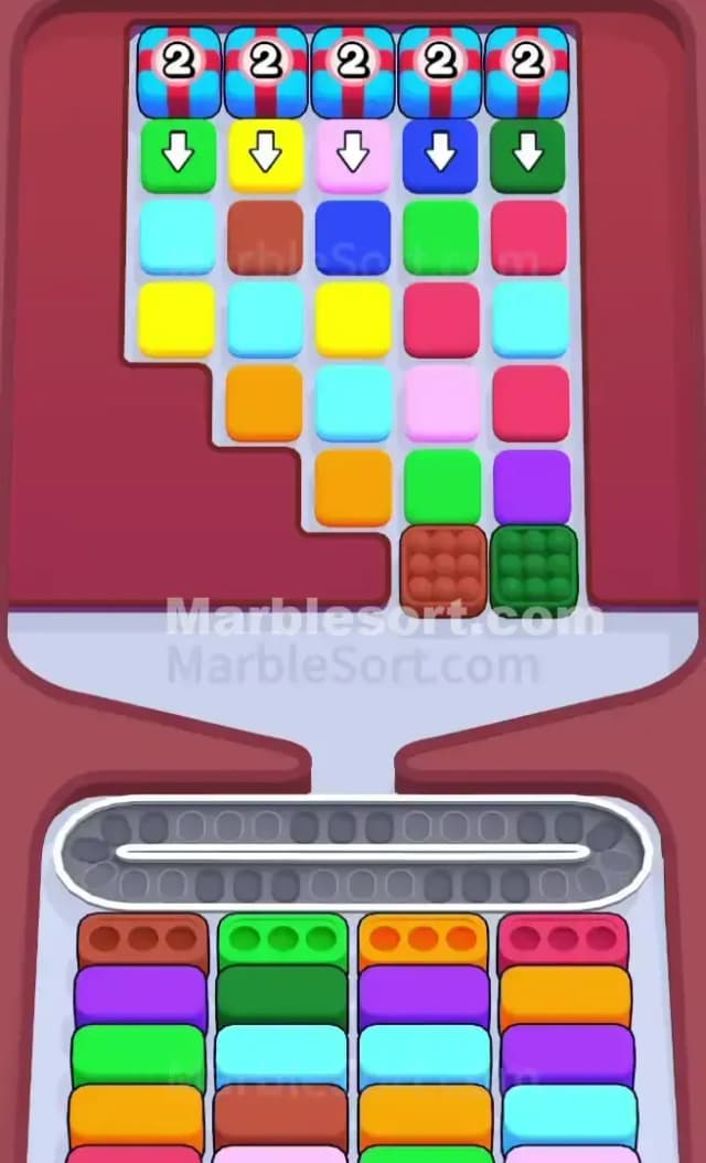 Marble Sort Level 375 Gameplay