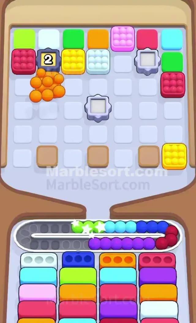 Marble Sort Level 515 Solution 2