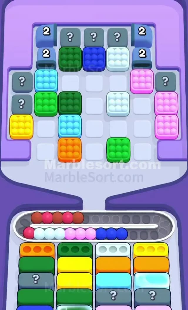 Marble Sort Level 443 Solution 1