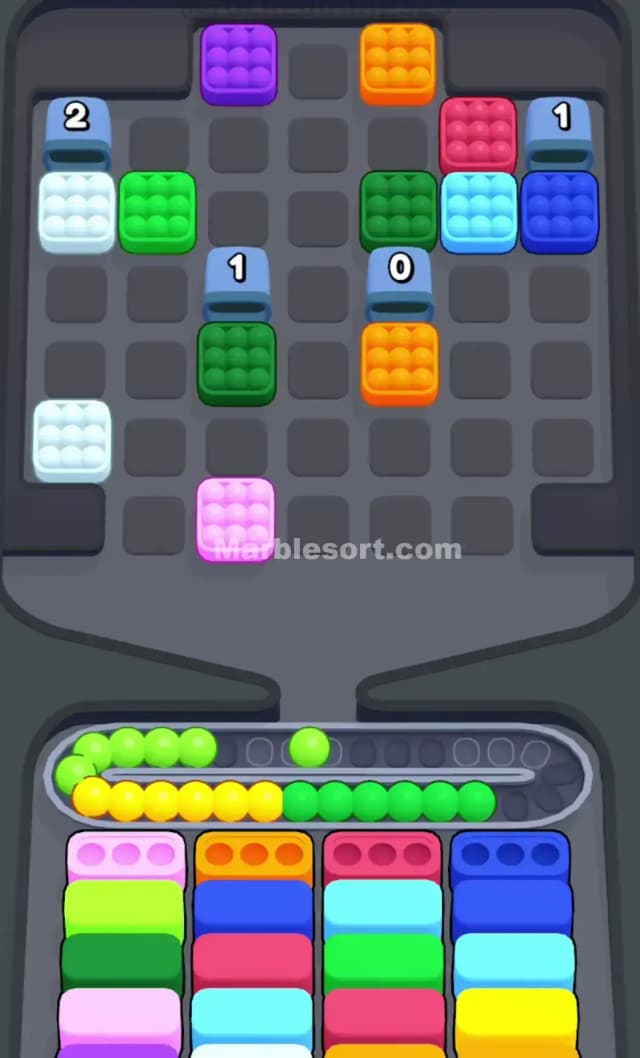 Marble Sort Level 70 Solution 2