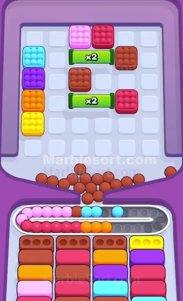 Marble Sort Level 632 Solution 2