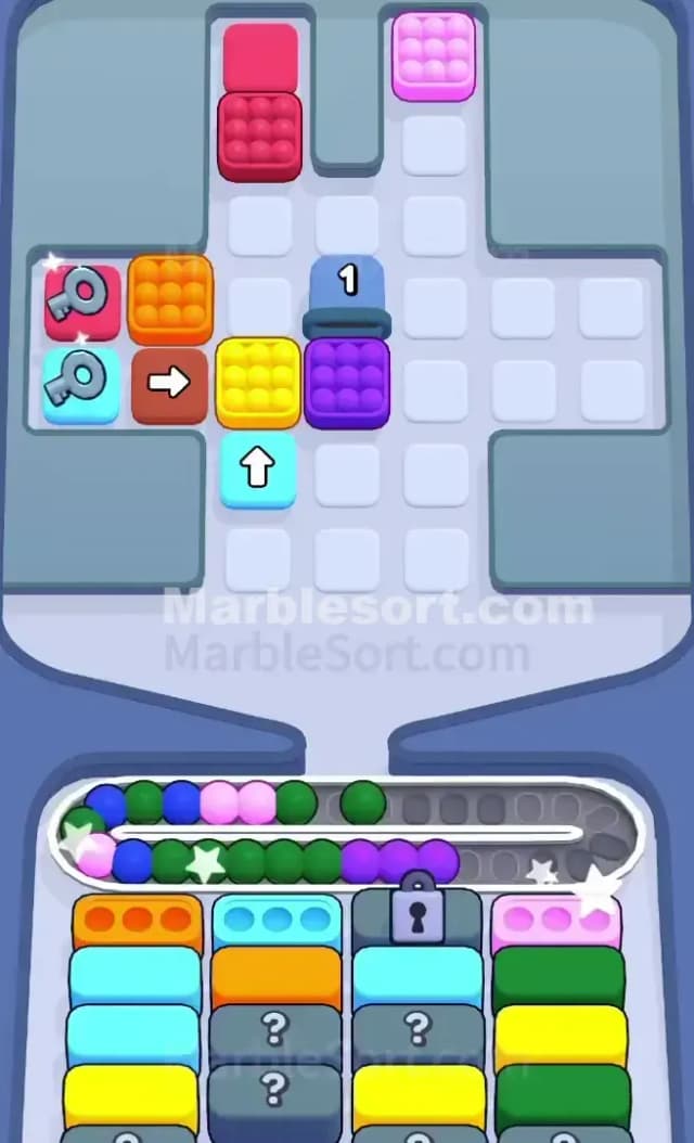 Marble Sort Level 619 Solution 2