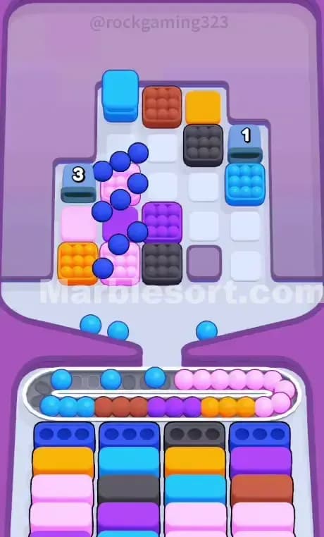 Marble Sort Level 19 Solution 1