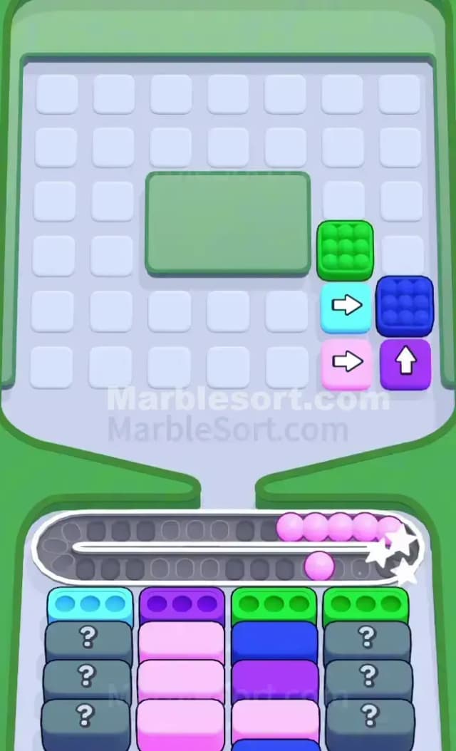 Marble Sort Level 485 Solution 3