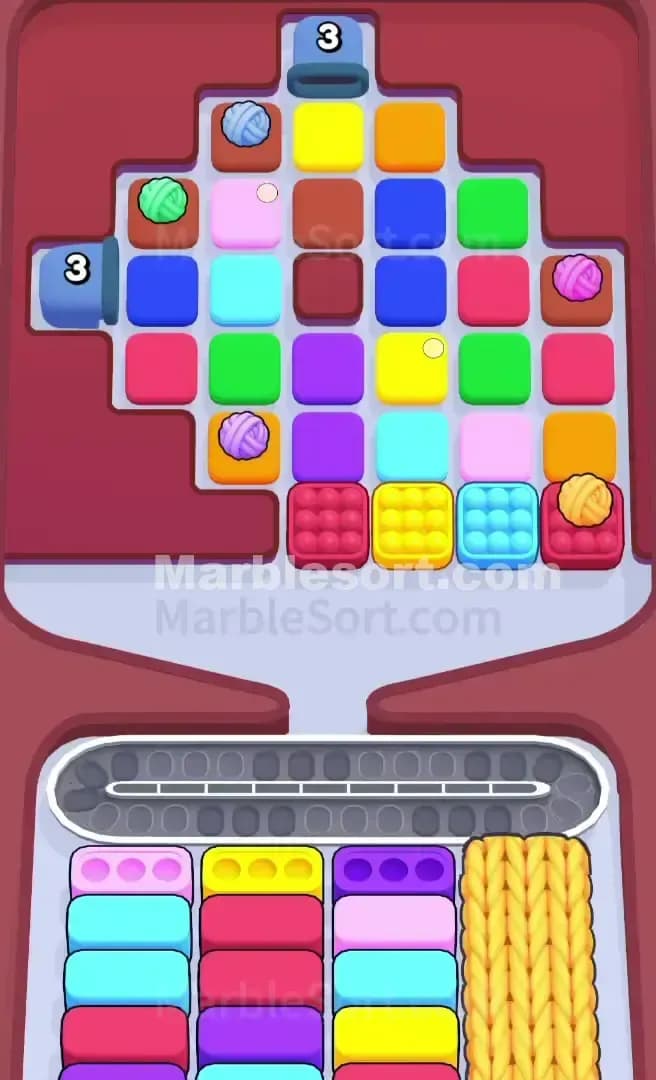 Marble Sort Level 685 Screenshot