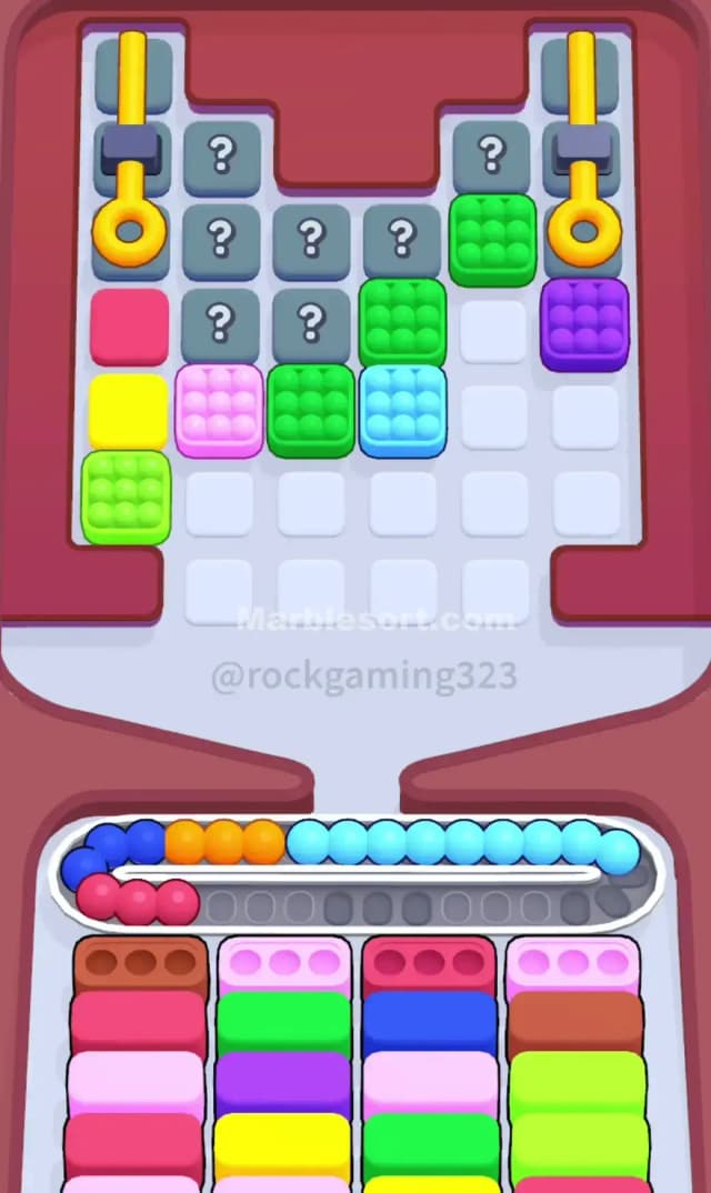 Marble Sort Level 376 Solution 1