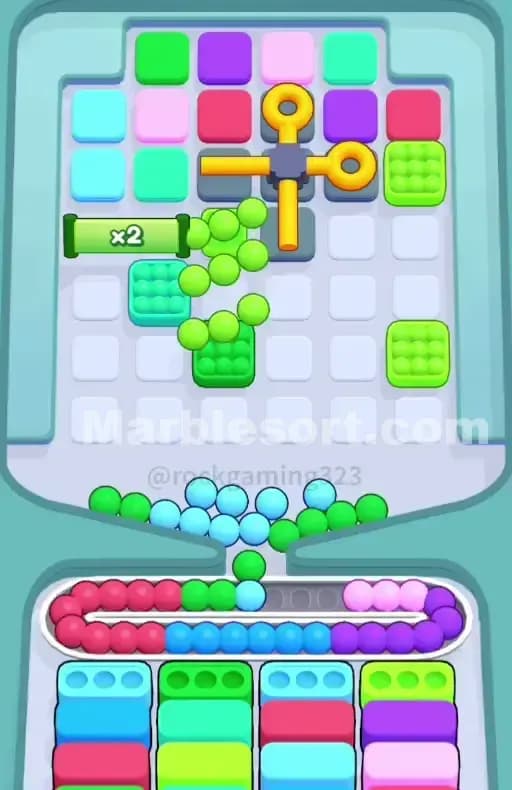 Marble Sort Level 196 Solution 1