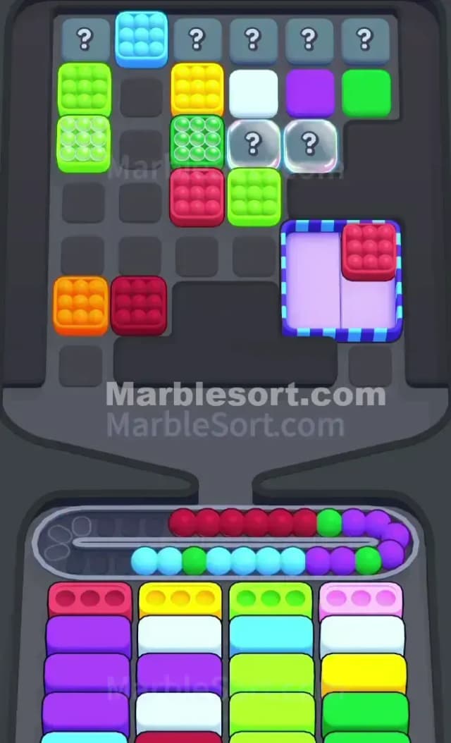 Marble Sort Level 664 Solution 1