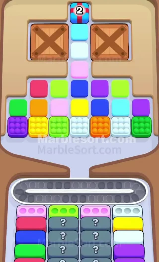 Marble Sort Level 286 Gameplay