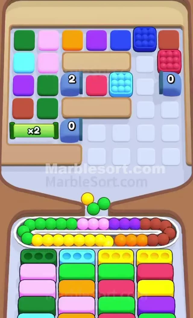 Marble Sort Level 433 Solution 1