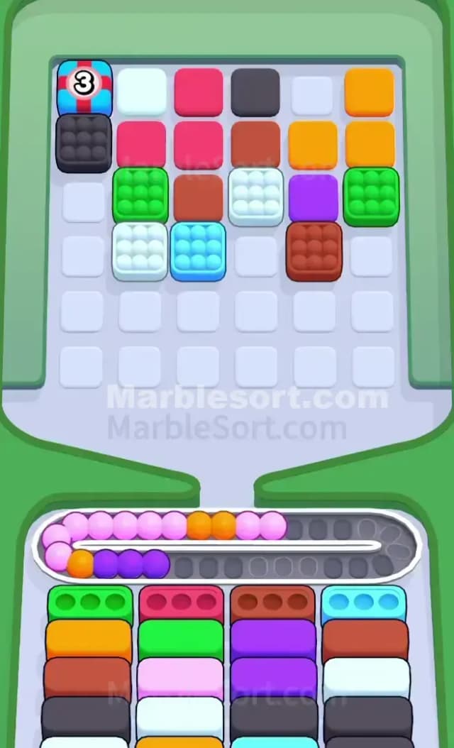 Marble Sort Level 335 Solution 2