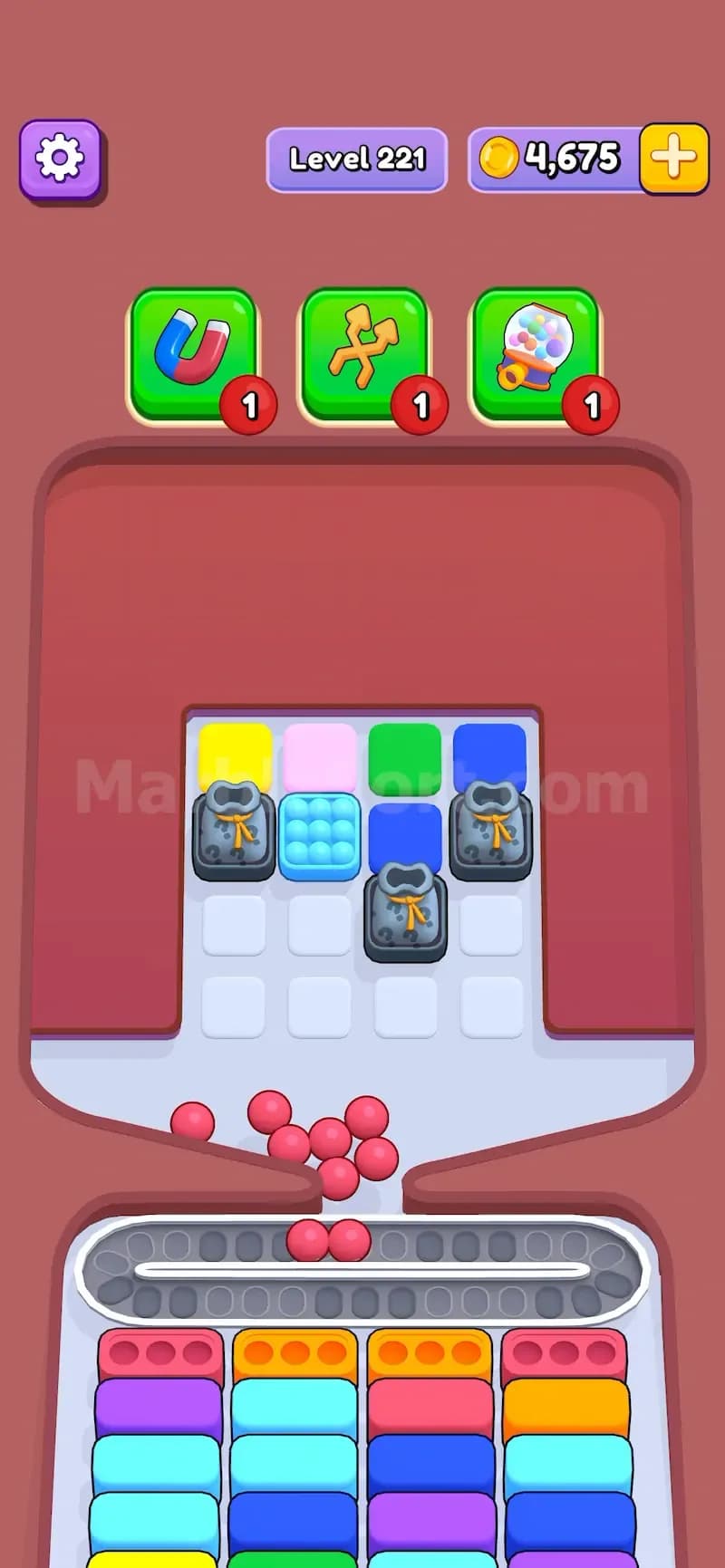 Mystery Box in Marble Sort