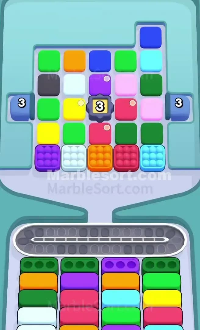 Marble Sort Level 736 Screenshot
