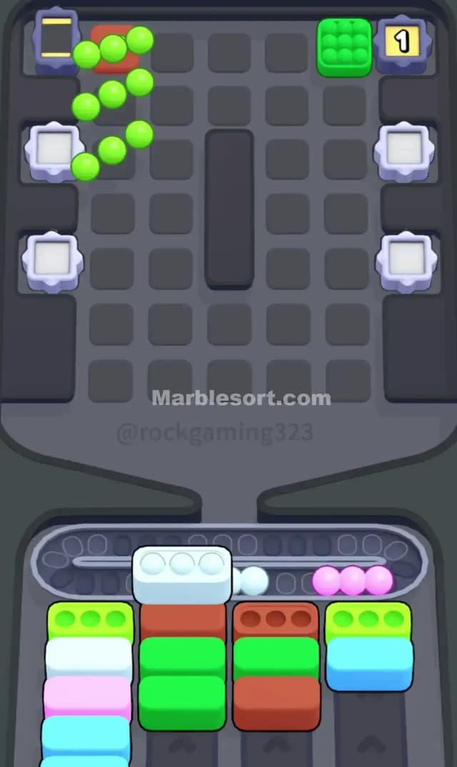 Marble Sort Level 367 Solution 3