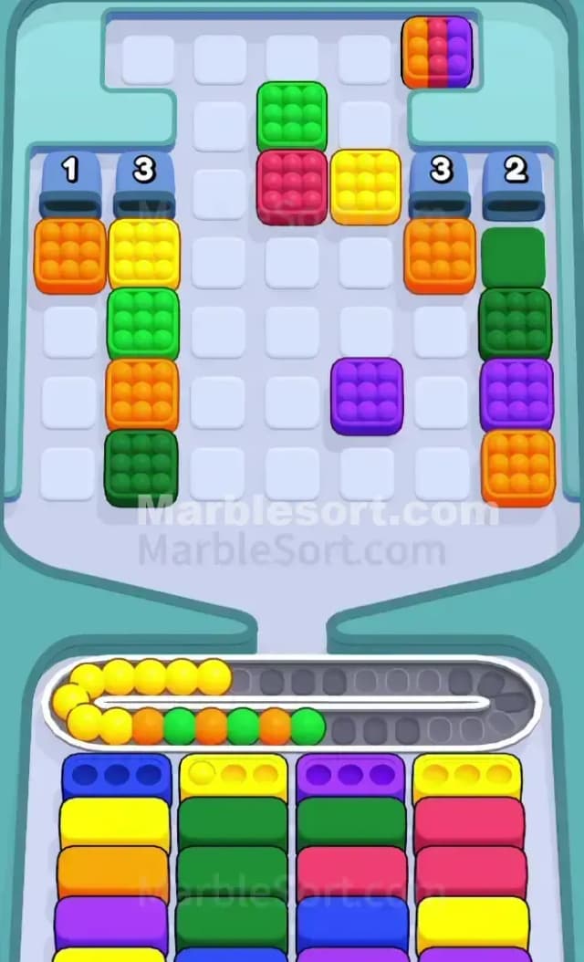 Marble Sort Level 273 Solution 2