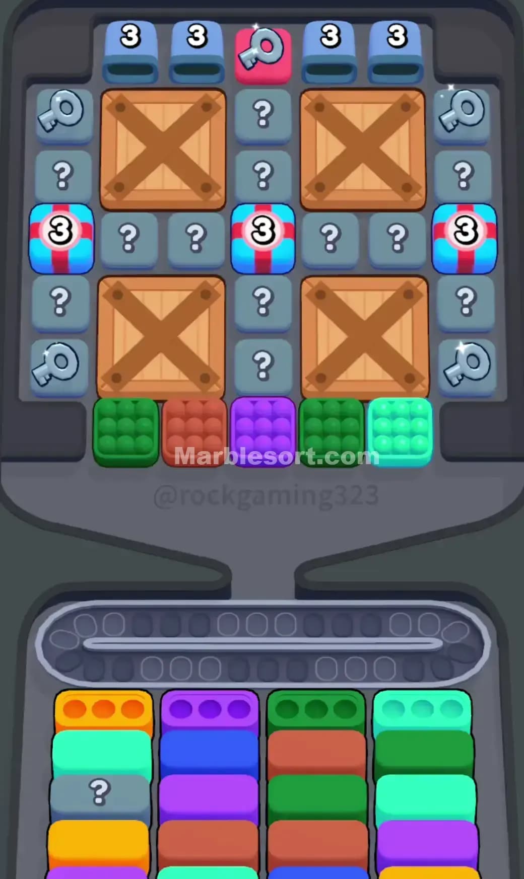 Marble Sort Level 280 Screenshot