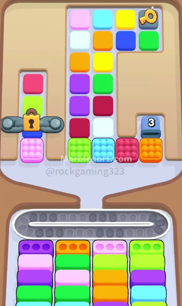 Marble Sort Level 353 Gameplay