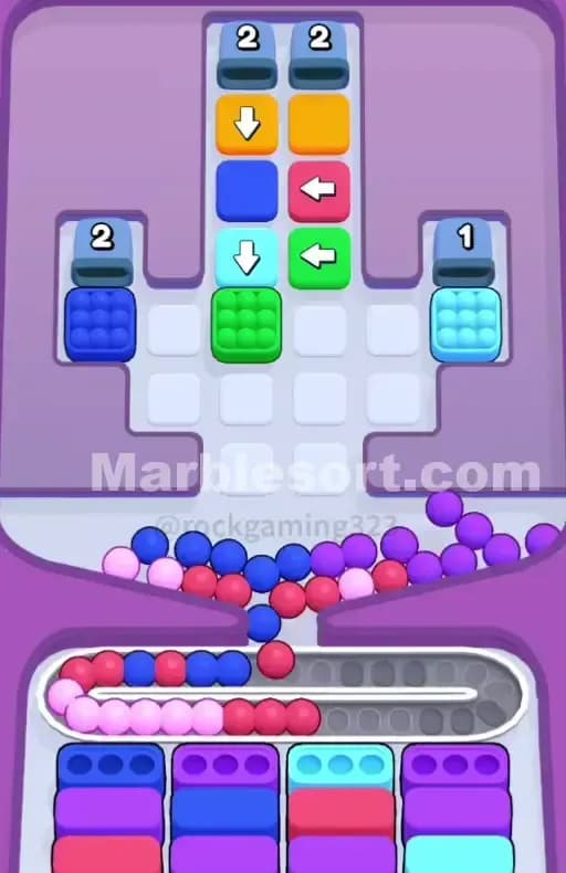 Marble Sort Level 252 Solution 1