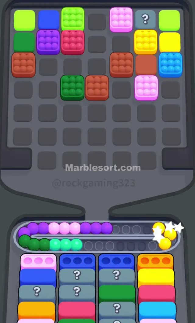 Marble Sort Level 140 Solution 2