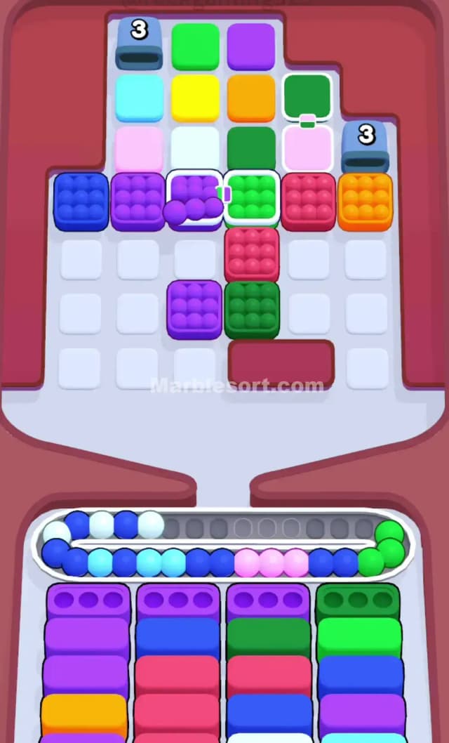 Marble Sort Level 75 Solution 1