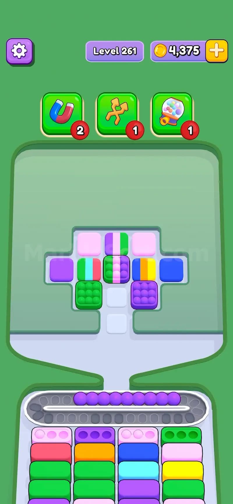 Trio Box in Marble Sort