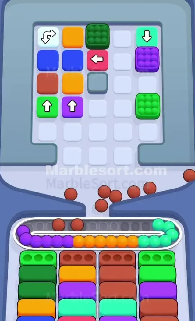 Marble Sort Level 623 Solution 1