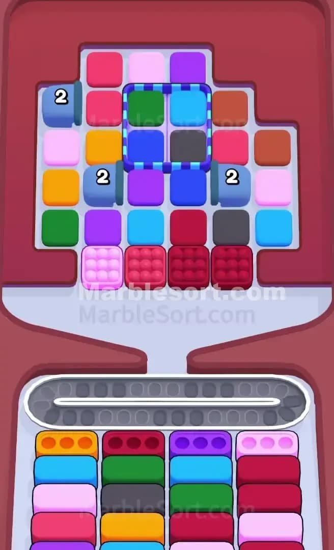 Marble Sort Level 606 Screenshot