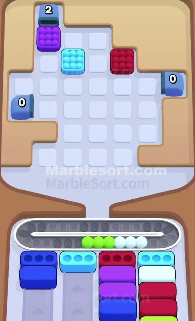 Marble Sort Level 358 Solution 3