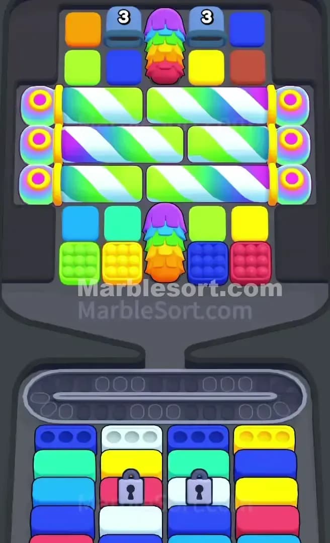 Marble Sort Level 670 Screenshot