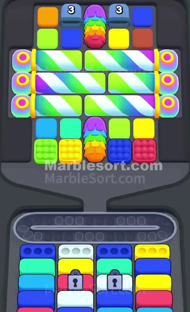 Marble Sort Level 670 Gameplay