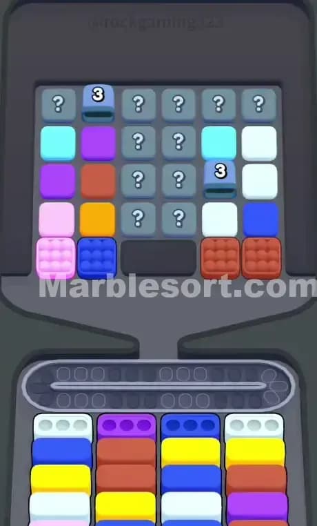Marble Sort Level 17 Gameplay