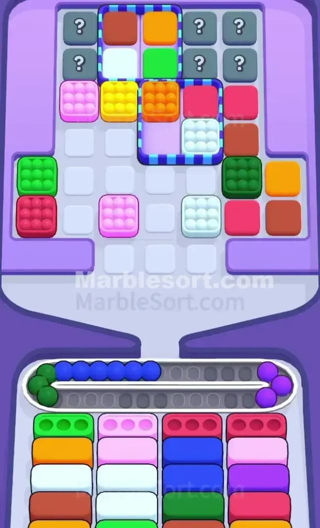 Marble Sort Level 603 Solution 1
