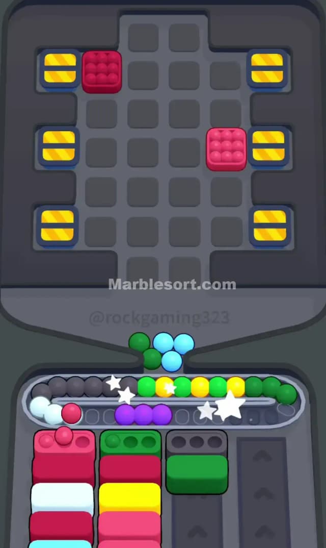 Marble Sort Level 210 Solution 3