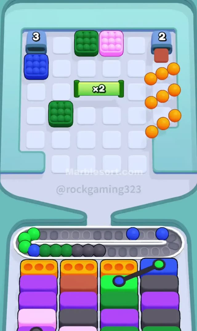 Marble Sort Level 272 Solution 2