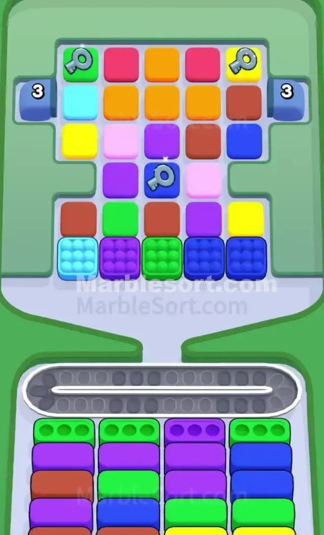 Marble Sort Level 486 Gameplay