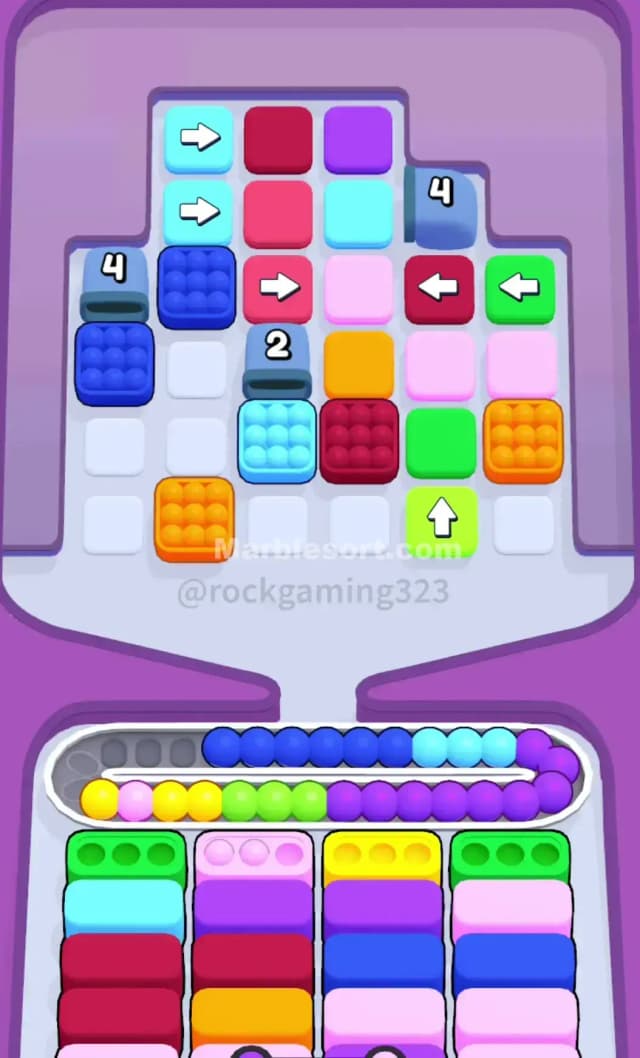 Marble Sort Level 176 Solution 1