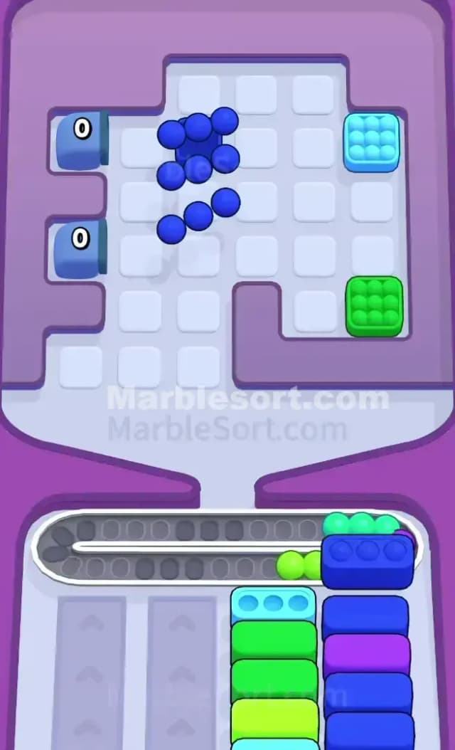 Marble Sort Level 398 Solution 3