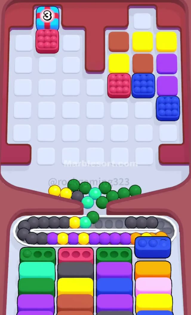 Marble Sort Level 153 Solution 2