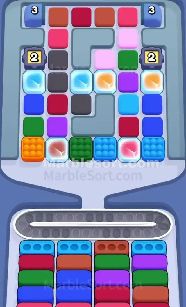 Marble Sort Level 309 Gameplay
