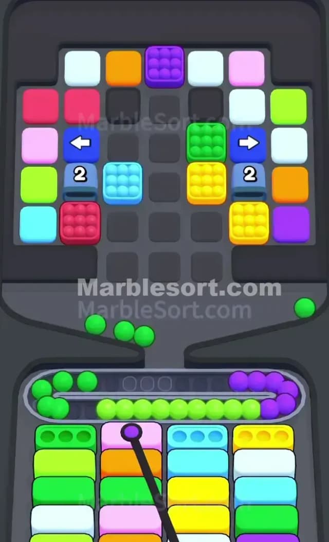 Marble Sort Level 417 Solution 1