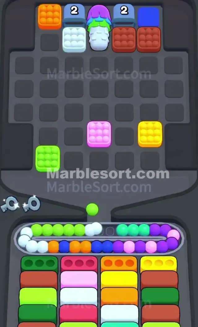 Marble Sort Level 670 Solution 2