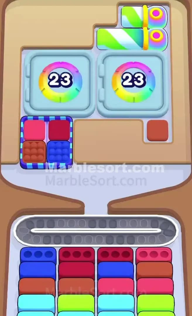 Marble Sort Level 356 Screenshot